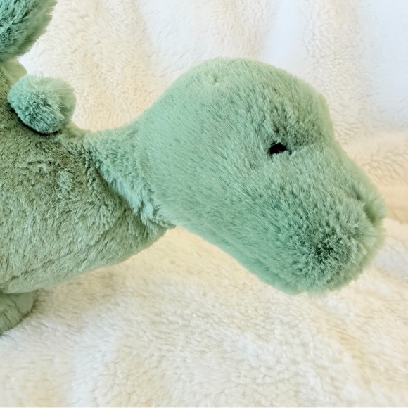 Jellycat Fossilly Stegosaurus Green Plush Dinosaur - Retired - Medium - Picture 2 of 15